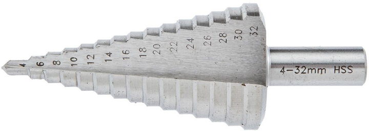 Wiertło stopniowe Graphite 4 - 32 mm (57H740) (5902062577405) - obraz 1