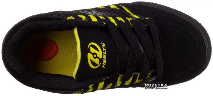 Роликовые кроссовки Heelys Caution 7538-12 45.5 Черно-желтые