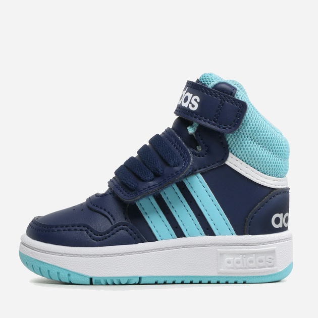 Дитячі кеди для хлопчика adidas Hoops Mid 3.0 AC I IF5314 27 Сині (4066756636869) - зображення 2