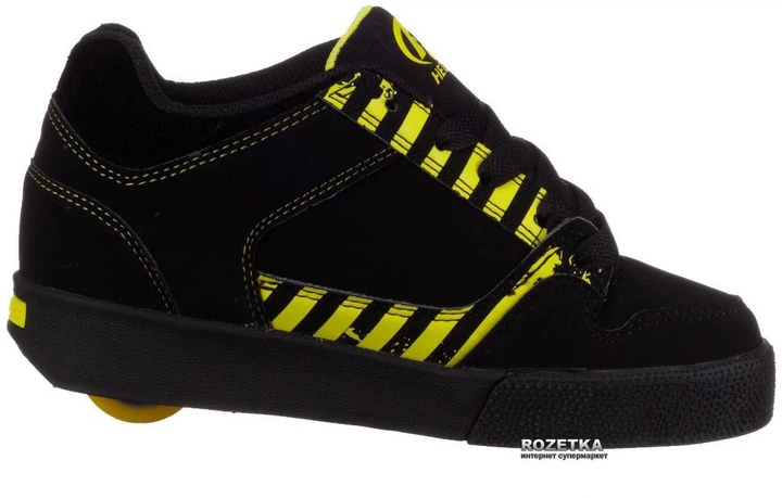 Роликовые кроссовки Heelys Caution 7538-12 45.5 Черно-желтые