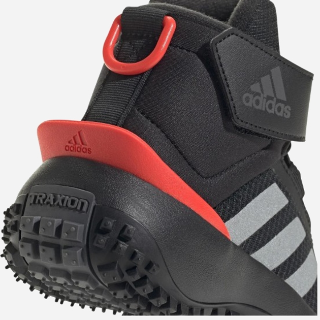 Дитячі кросівки для хлопчика adidas Fortatrial El K IG7263 32 Чорні (4066756043667) - зображення 6