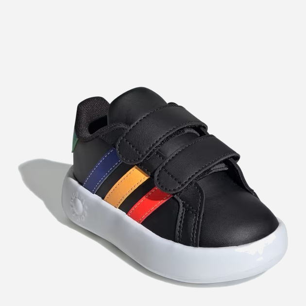 Дитячі кеди для хлопчика adidas Grand Court 2.0 CF IE1372 21 Чорні з різнокольоровим (4067891082979) - зображення 3