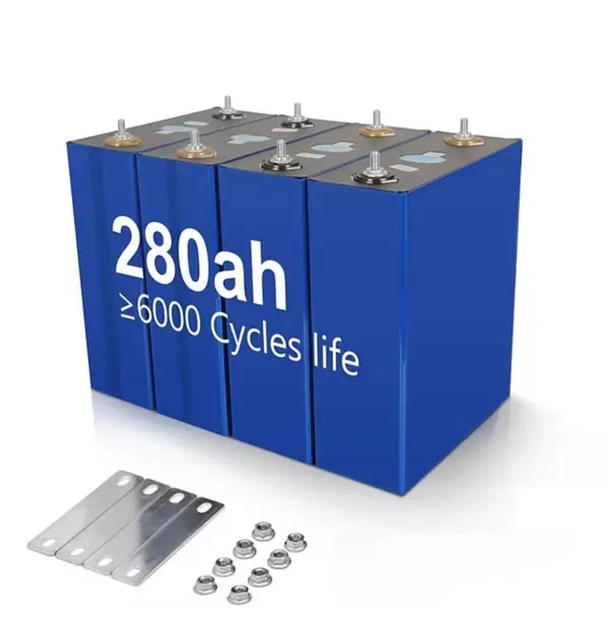 Набір Акумуляторної Батареї Ячейка 4шт LiFePo4 Off-Grid 280 Ач 3,2 В ...