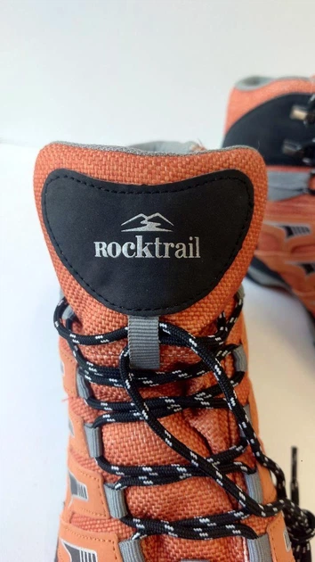 Мужские ботинки Rocktrail, мембрана Waterproof, размер 41 (стелька 26,5 см), оранжевый с черным, арт.1056827 - Фото 6 Мужские ботинки Rocktrail, мембрана Waterproof, размер 41 (стелька 26,5 см), оранжевый с черным, арт.1056827 - изображение 6
