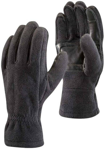 Рукавички Black Diamond MidWeight Windbloc Fleece Gloves M Black - зображення 1