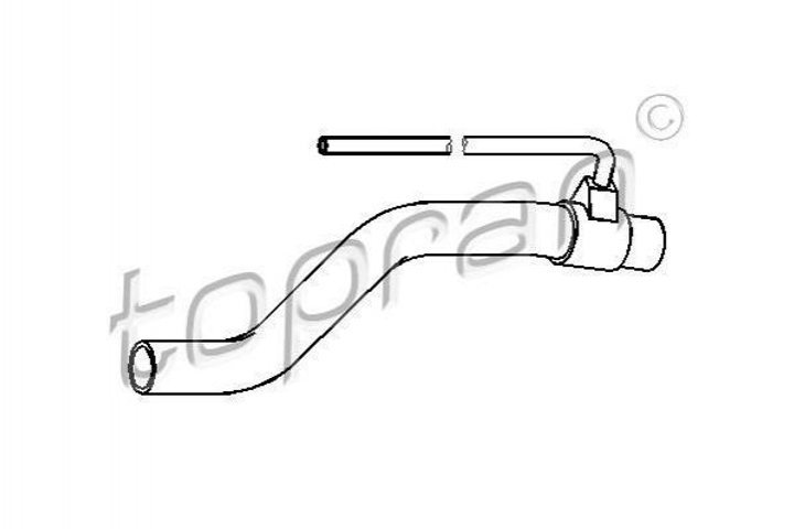 Патрубки системи охолодження TOPRAN/HANS PRIES 111978 Volkswagen Passat 357121101G - зображення 1