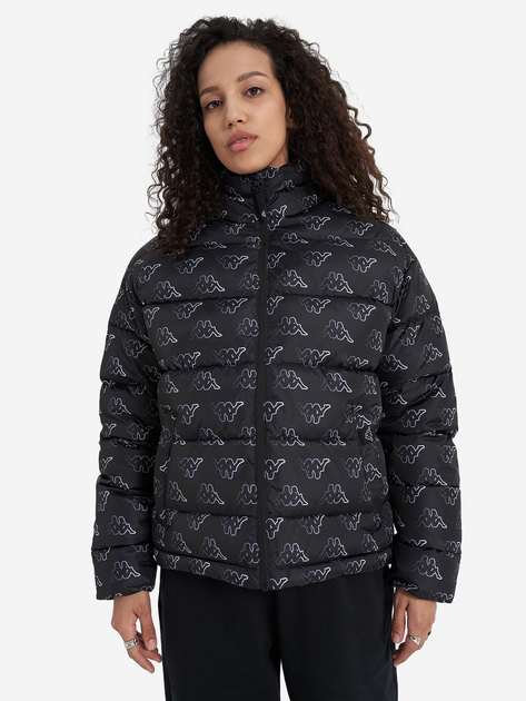 Акція на Куртка демісезонна жіноча Kappa Women's jacket 130258-B2 50-52 Чорна від Rozetka