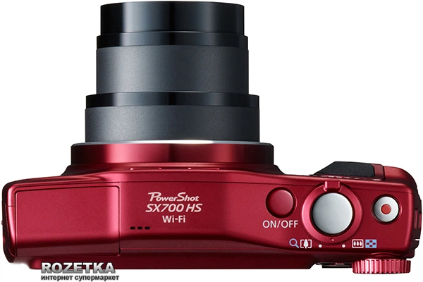 Фотоаппарат Canon Powershot SX700 HS IS Red c Wi-Fi (9339B013