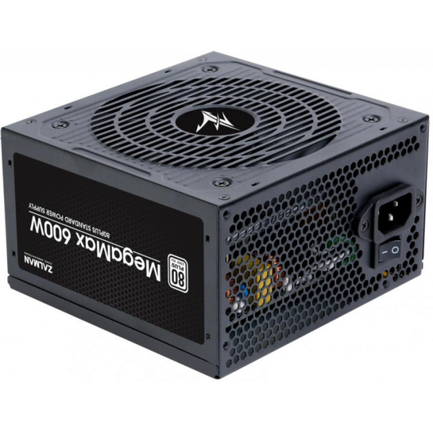 Блок питания Zalman Megamax 600W 1xMB 4xMolex 2xCPU 6xSATA 2xPCle - изображение 1