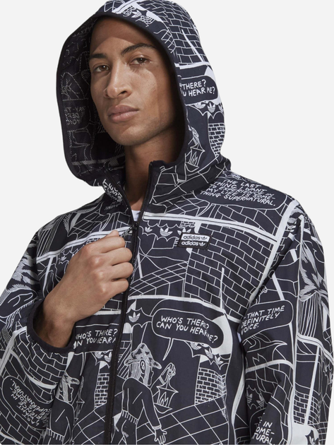 Куртка демісезонна чоловіча Adidas Originals RYV Graphic GN3333 S Чорна (4064045663787) - зображення 3