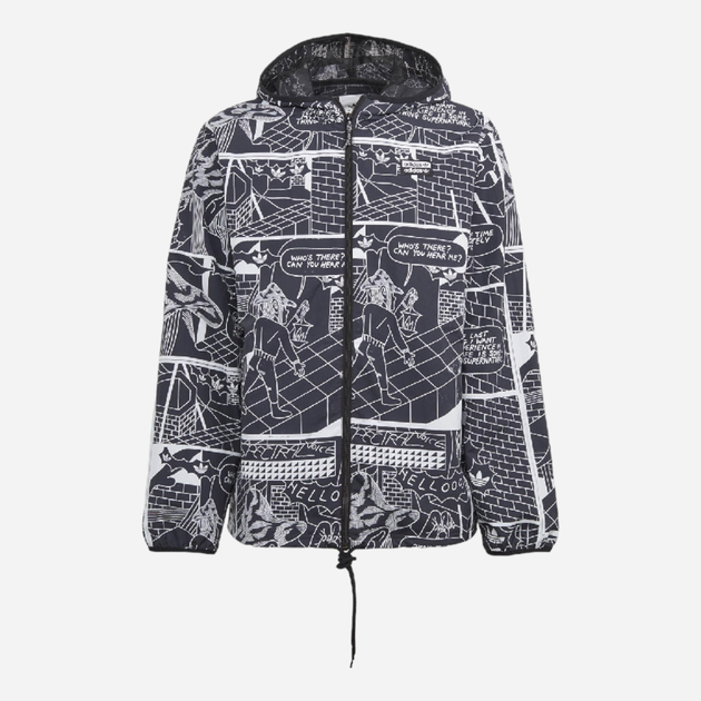 Куртка демісезонна чоловіча Adidas Originals RYV Graphic GN3333 S Чорна (4064045663787) - зображення 5