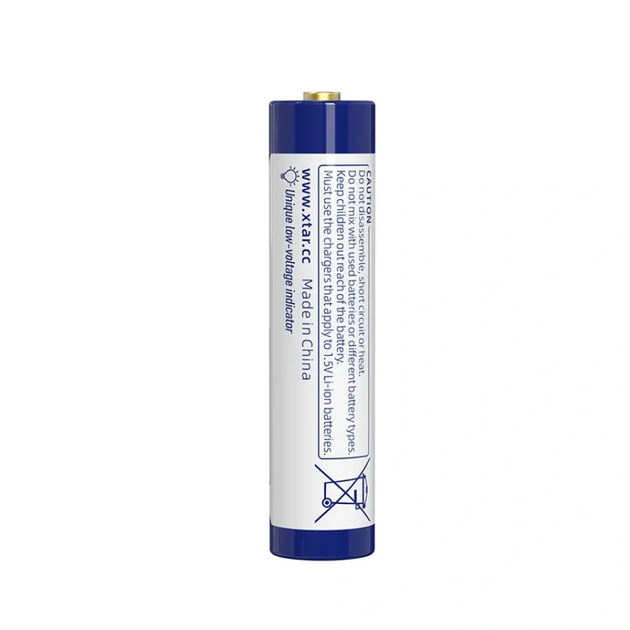 Акумуляторна батарея AAA XTAR Blue PRO 1.5V Li-ion 1620mWh/1000mAh з LED індикатором | мaкс. заряд - 2А / розряд - 2А - Фото 3 Акумуляторна батарея AAA XTAR Blue PRO 1.5V Li-ion 1620mWh/1000mAh з LED індикатором | мaкс. заряд - 2А / розряд - 2А - зображення 3