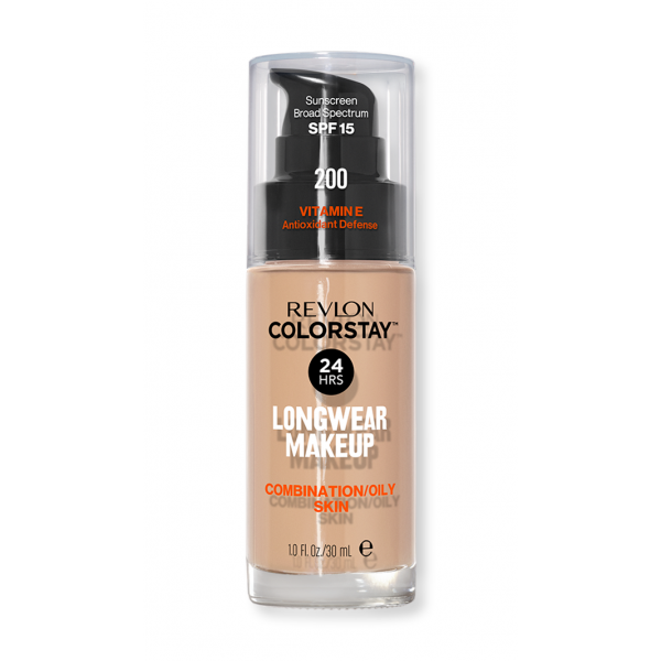 Тональний крем REVLON COLORSTAY MAKEUP (FOR COMBINATION/OILY SKIN) - 200 NUDE-30мл. - Фото 1 Тональний крем REVLON COLORSTAY MAKEUP (FOR COMBINATION/OILY SKIN) - 200 NUDE-30мл. - зображення 1