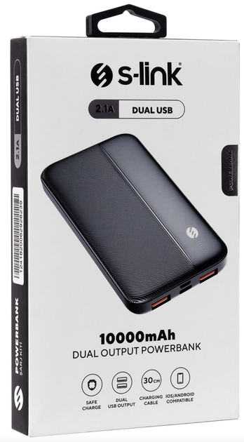 УМБ Voltronic S-Link IP-G10N Blister 10000 mAh Black (YT29374) - Фото 7 УМБ Voltronic S-Link IP-G10N Blister 10000 mAh Black (YT29374) - зображення 7