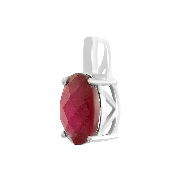Серебряная подвеска с рубином 3.142ct (2157847) - изображение 2