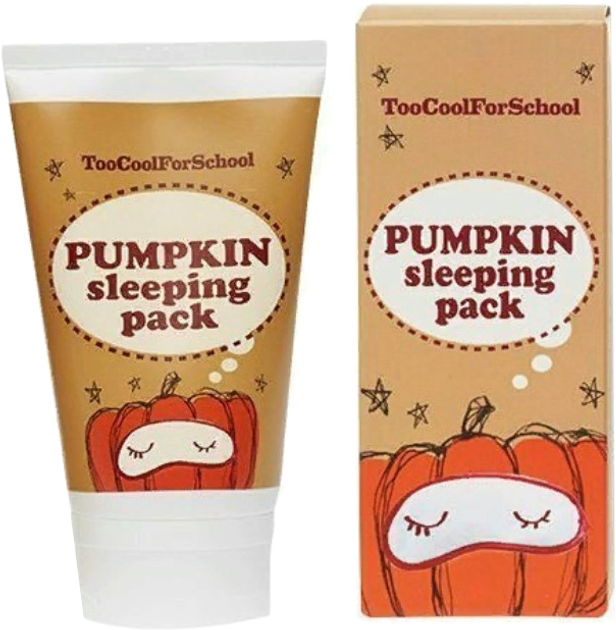 Нічна маска Too Cool For School Pumpkin Sleeping Pack Зволожуюча 100 мл (8809297210954) - зображення 1