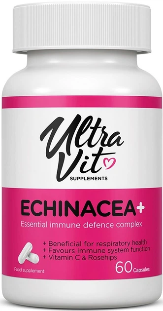 Харчова добавка Ultra Vit Echinacea+ 60 капсул