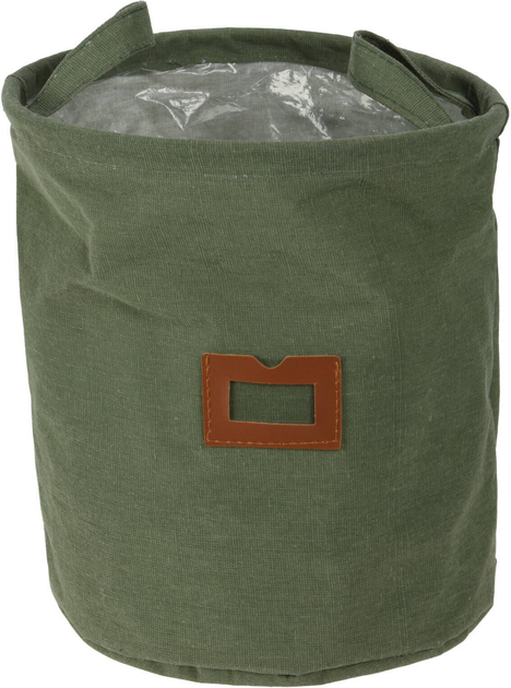 Kosz Home & Styling Collection z uchwytami khaki 24 cm (8720573275095) - obraz 1