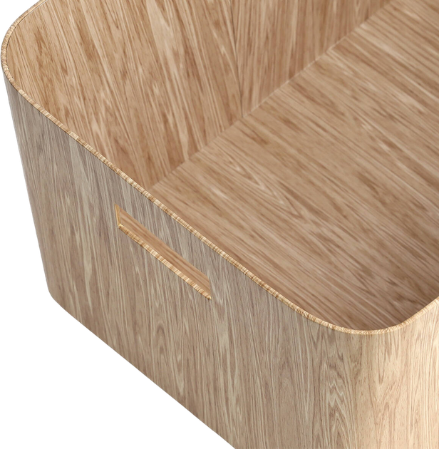 Коробка Zeller Wood з міцного картону 34 x 24.5 x 18 см (4003368144313) - зображення 3