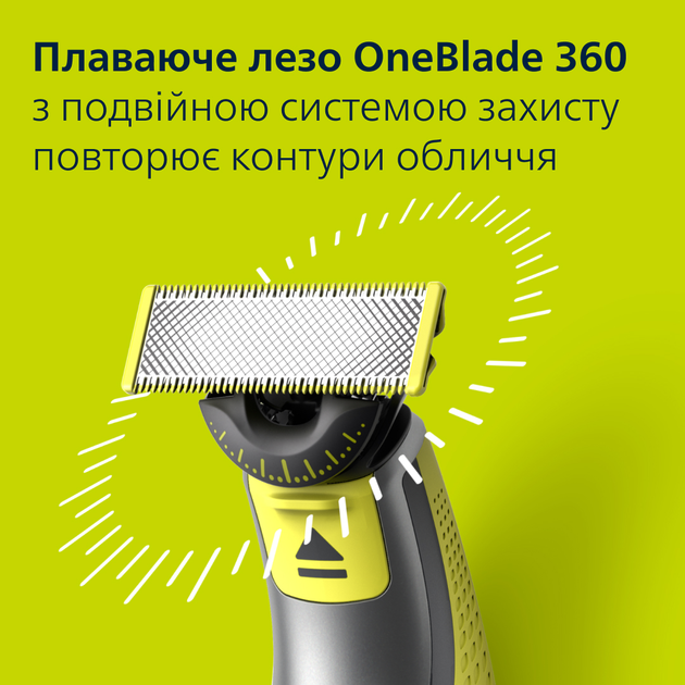 Змінні леза Philips OneBlade 360 QP624/50 з насадками для тіла 2 шт (8720689031875) - зображення 5