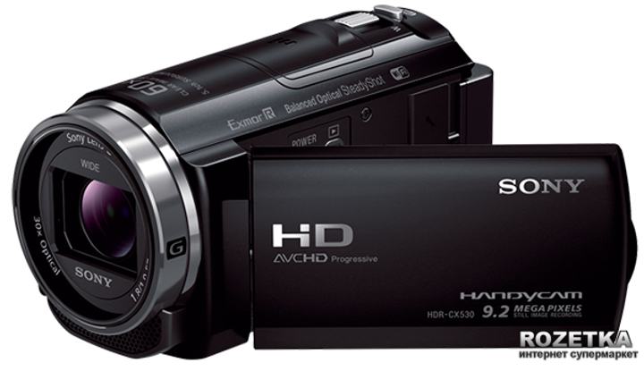 Видеокамера Sony Handycam HDR-CX530 Black (HDRCX530EB.CEL) Официальная ...