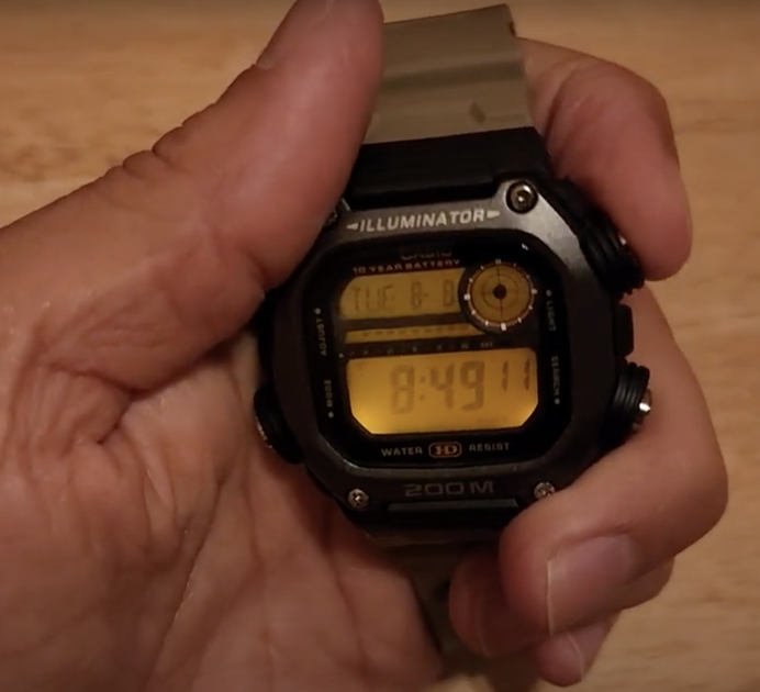 Часы наручные мужские Casio DW-291HX-5AV электронные часы, влагозащита 200 метров, оригинальные Casio - изображение 6
