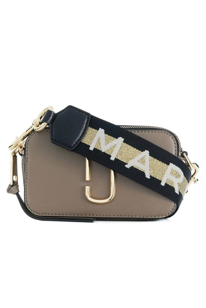 Сумка шкіряна Marc Jacobs The Snapshot French Grey Mult M0014146-064 коричнева - Фото 1 Сумка шкіряна Marc Jacobs The Snapshot French Grey Mult M0014146-064 коричнева - зображення 1