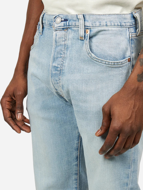 Jeansy regular fit męskie Levi's 501 Original 00501-3421 36-34 Niebieskie (5401128040469) - obraz 5