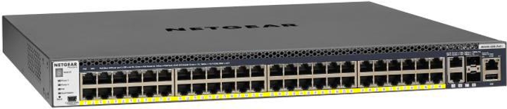 Przełącznik Netgear M4300-52G-PoE+ 550W PSU Managed L2/L3/L4 (GSM4352PA-100NES) - obraz 1