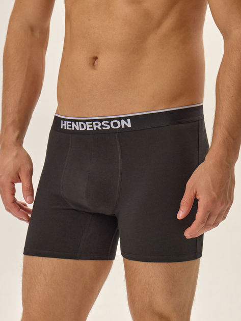 Zestaw majtek męskich typu bokserki 3 szt Henderson 42116-MLC 3XL Czarny (5903972351635) - obraz 4