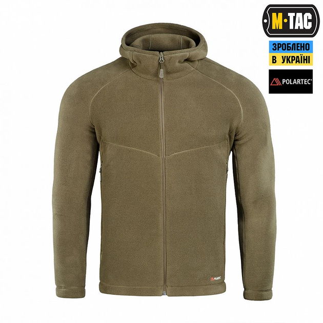 Тепла кофта M-Tac Sprint Fleece Polartec Dark Olive XL - зображення 2