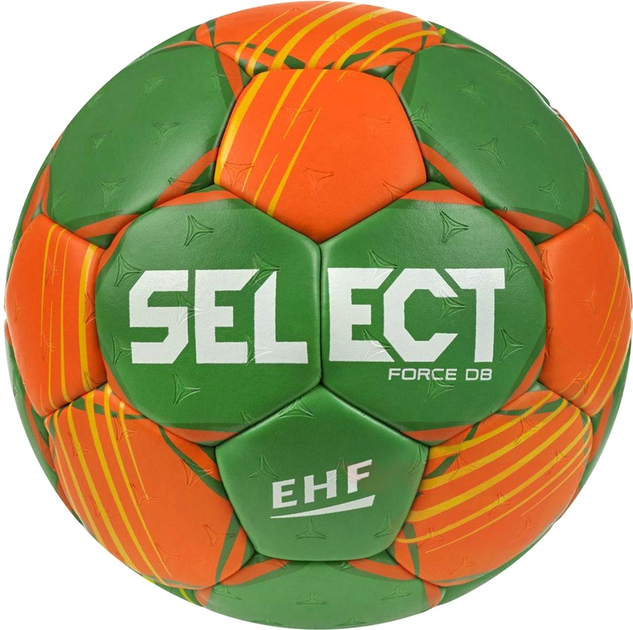 Piłka ręczna Select 11749 Force DB EHF Green-Orange (5703543298631) - obraz 1