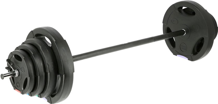 Sztanga One Fitness składana 42 kg Czarna (5907695596502) - obraz 6