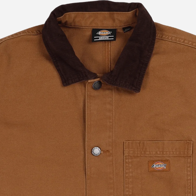 Kurtka jeansowa męska Dickies Duck Unlined Chore DK0A4XMJC411 M Brązowa (196013065546) - obraz 6