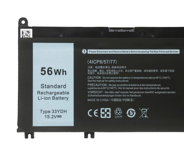 Батарея для ноутбука Dell Inspiron G3 3579, G3 3779, G5 5587, G7 7588 (33YDH - 15.2V 56Wh) - Аккумулятор, АКБ - Фото 3 Батарея для ноутбука Dell Inspiron G3 3579, G3 3779, G5 5587, G7 7588 (33YDH - 15.2V 56Wh) - Аккумулятор, АКБ - изображение 3