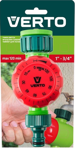 Timer nawadniania Verto 15G750 mechaniczny (5902062037992) - obraz 2