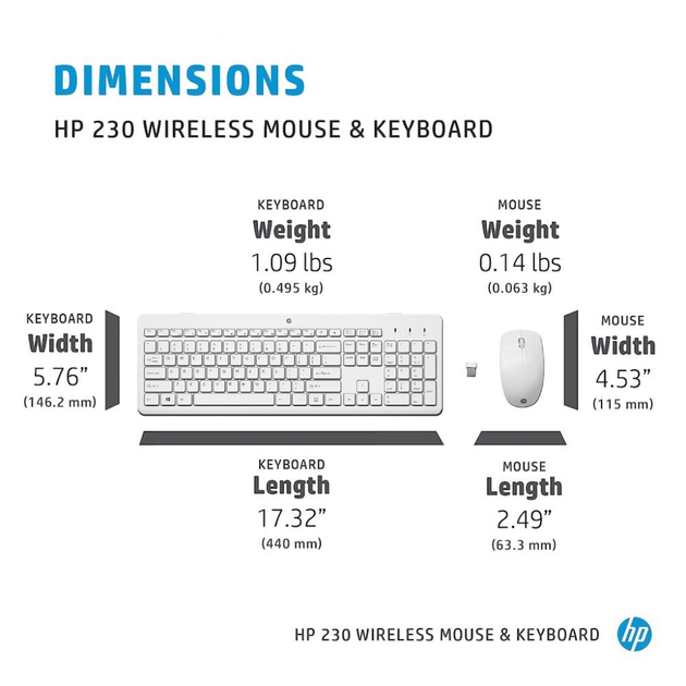 Комплект HP 230 Wireless UA (3L1F0AA)[10652] - изображение 2