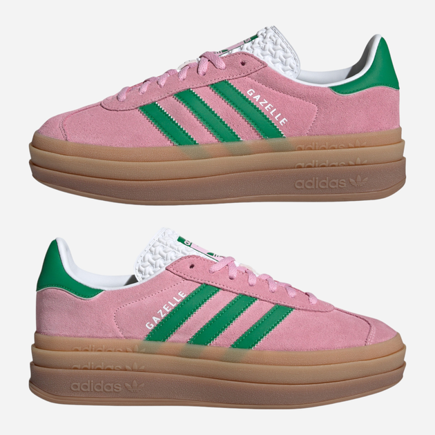 Жіночі кеди низькі adidas Originals Gazelle Bold W IE0420 (7.5UK) 41.5 Рожеві (4066764972669) - зображення 5