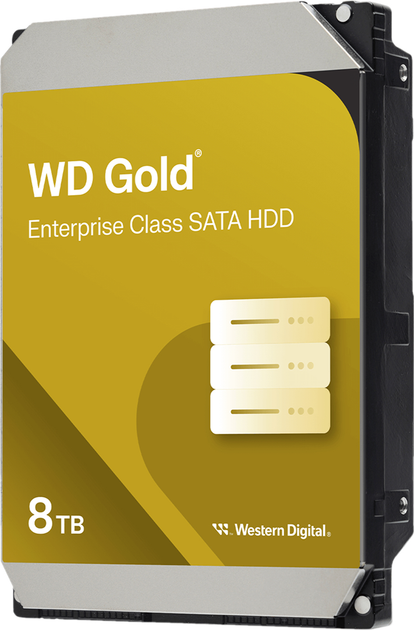 Жорсткий диск WD 8TB 3.5' 7200 256MB SATA Gold (WD8005FRYZ) - изображение 3