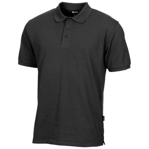 Футболка поло MFH Polo Shirt Black XL - зображення 1