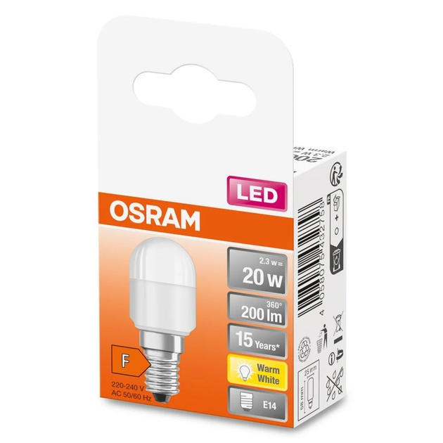 Osram Лампа LED E14 2.3Вт 2700К 200Лм T26 (4058075432758) - зображення 2