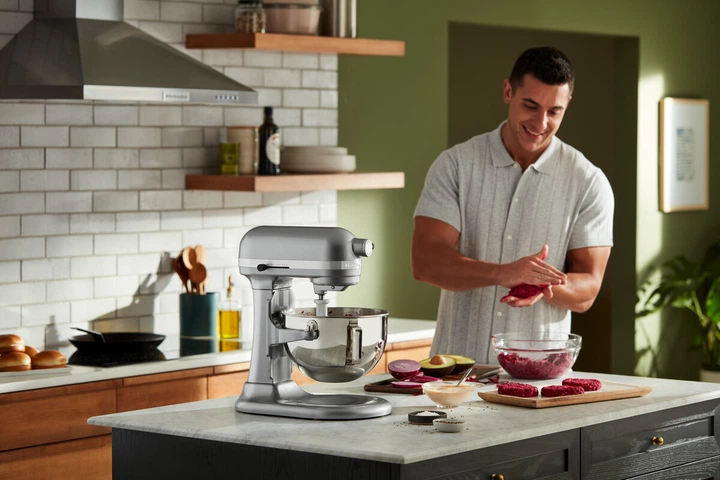 Maszyna kuchenna KitchenAid Heavy Duty 5.2 L 5KSM55SXXECU ze składanym blokiem Silver (5413184802042) - obraz 12