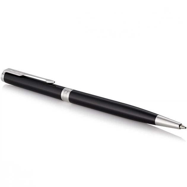 Ручка кулькова Parker SONNET Slim Black Lacquer CT BP 86 131 - зображення 2