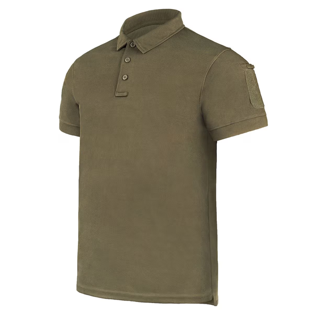 Футболка Mil-Tec быстросохнущая Tactical Quick Dry Poloshirt 2XL Olive (10961001-906-XXL) - изображение 3