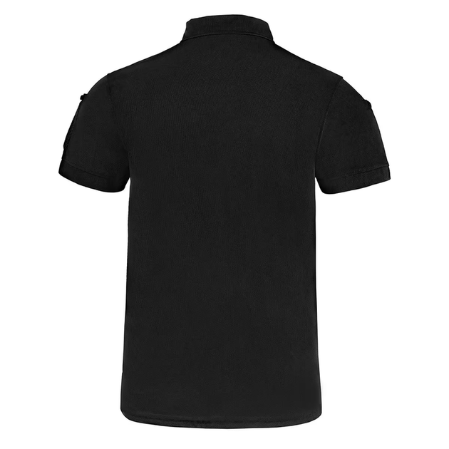 Футболка Mil-Tec швидкосохнуча Tactical Quick Dry Poloshirt L Black (10961002-904-L) - изображение 4