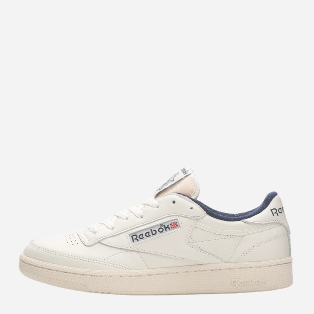 Sneakersy męskie do kostki Reebok Club C 85 Vintage 100007796 39 Beżowe (4065418229975) - obraz 1