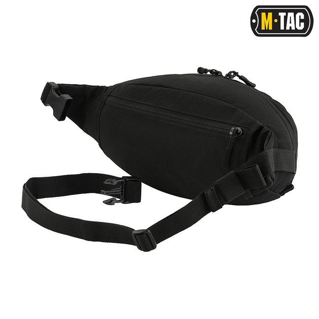 Поясна сумка тактична M-TAC Companion Bag Large Black з липучкою - зображення 2