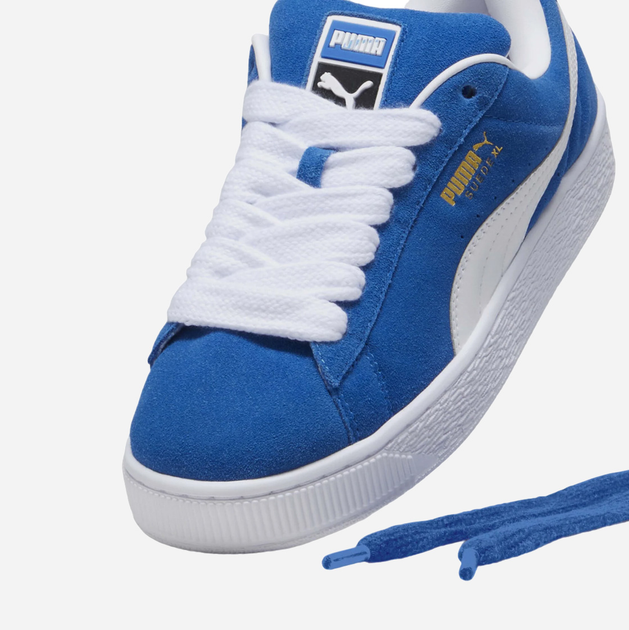 Чоловічі кеди низькі Puma Suede XL 39520501 44.5 Блакитні (4099686133146) - зображення 5