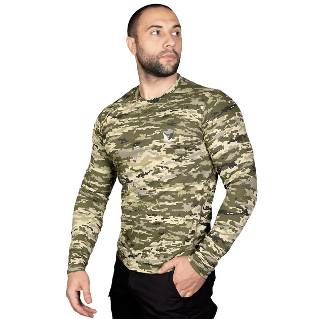 Тактический CamoTec лонгслив Bavovna Cotton ММ14 пиксель 2XL - изображение 1