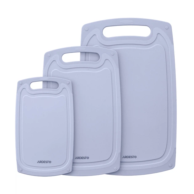 Дошка ARDESTO кухонна Gemini, 25х15х0.8см, пластик, сірий (AR1425GR) - изображение 4